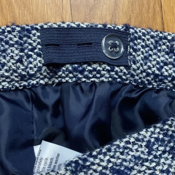 Janie and Jack Blue Tweed Skirt Girls Size 5 - Picture 3 of 7